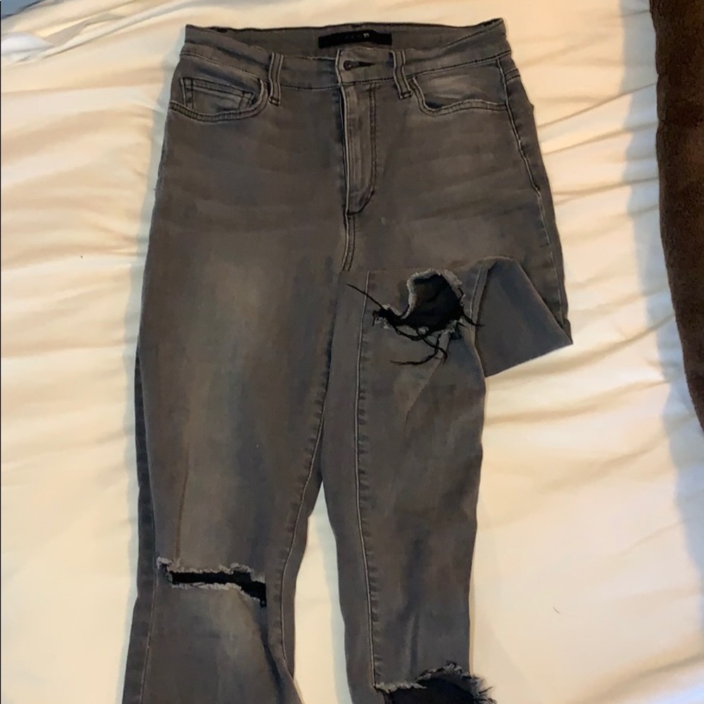 Joe's grey jeans